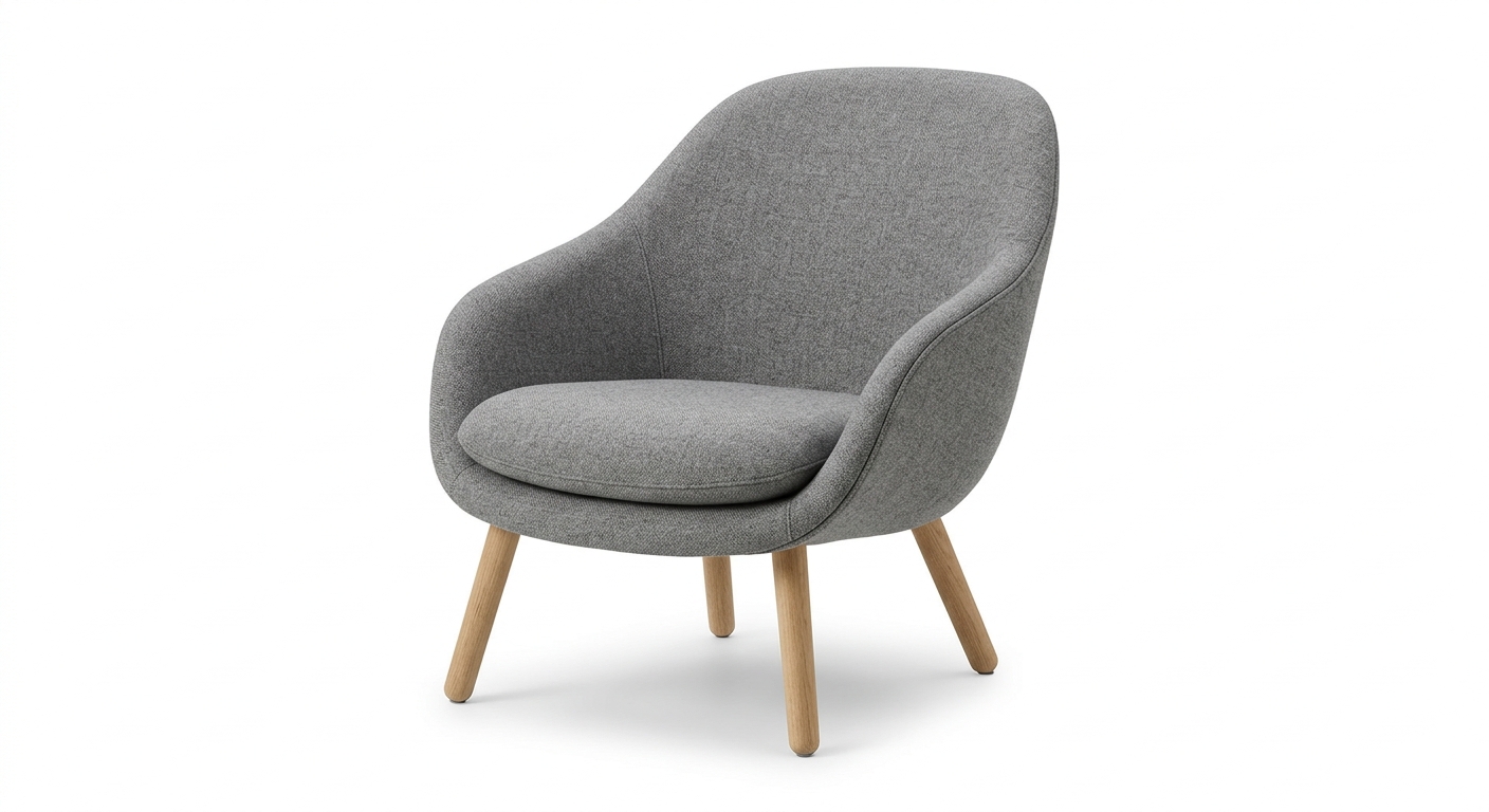 Minimalistische loungestoel