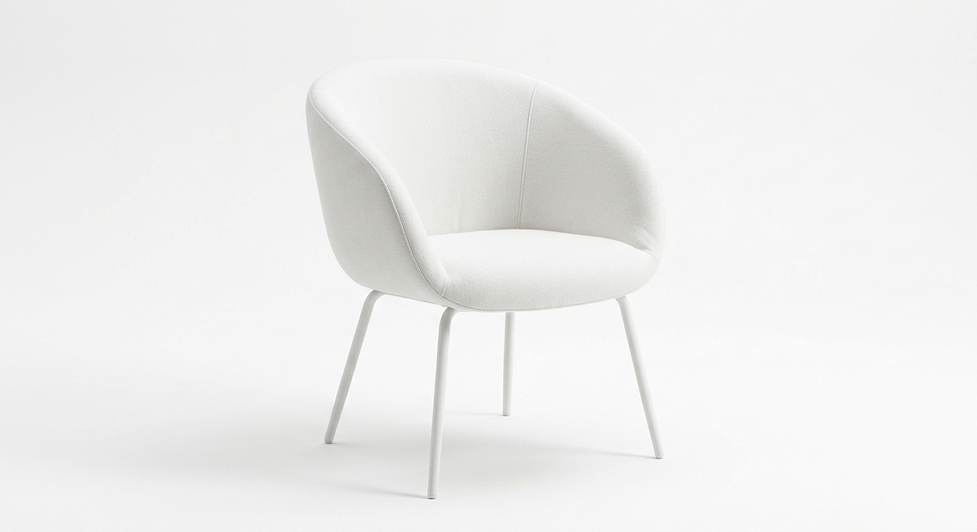 Minimalistische kuipstoel